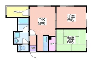 アクシスコート住之江の物件間取画像